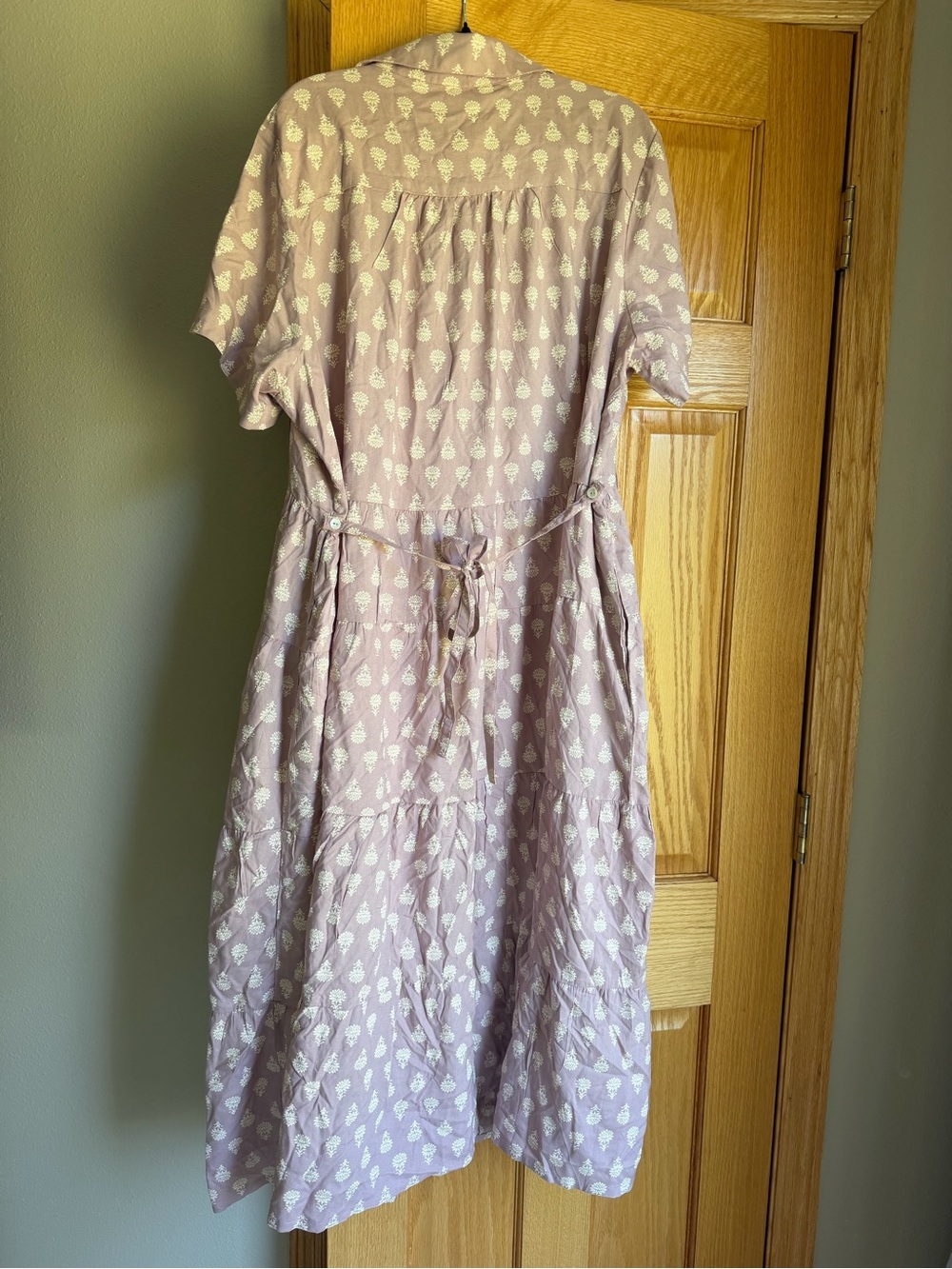 April Cornell Sunflower Midi Maxi Dress Burnished Lilac Plus Size XXL NWT - Picture 4 of 8